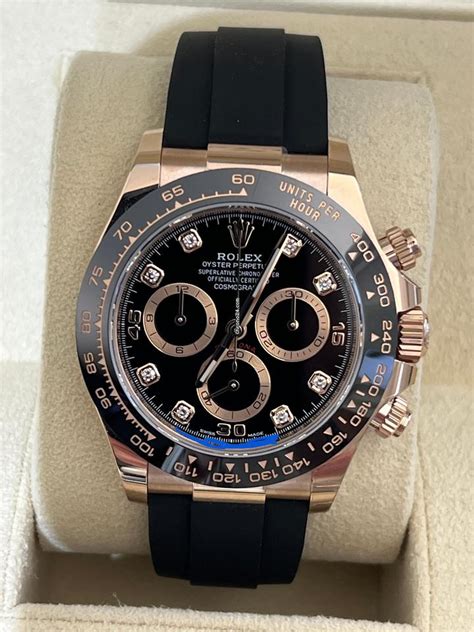 rolex daytona quadrante nero nuovo|rolex daytona nero.